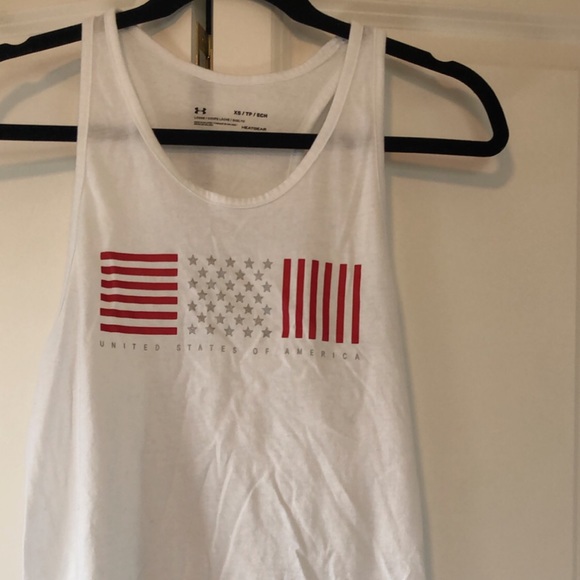 Under Armour Tops - American flag under armour tank